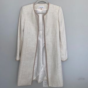 White and Crème, Calvin Klein Trench Coat
